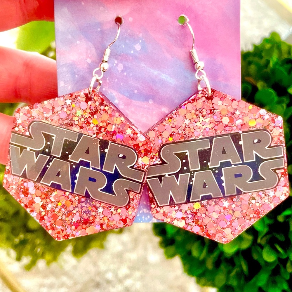 Star Wars Acrylic Dangle Earrings